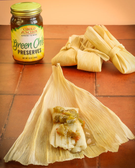 Cheese Green Chile Tamales