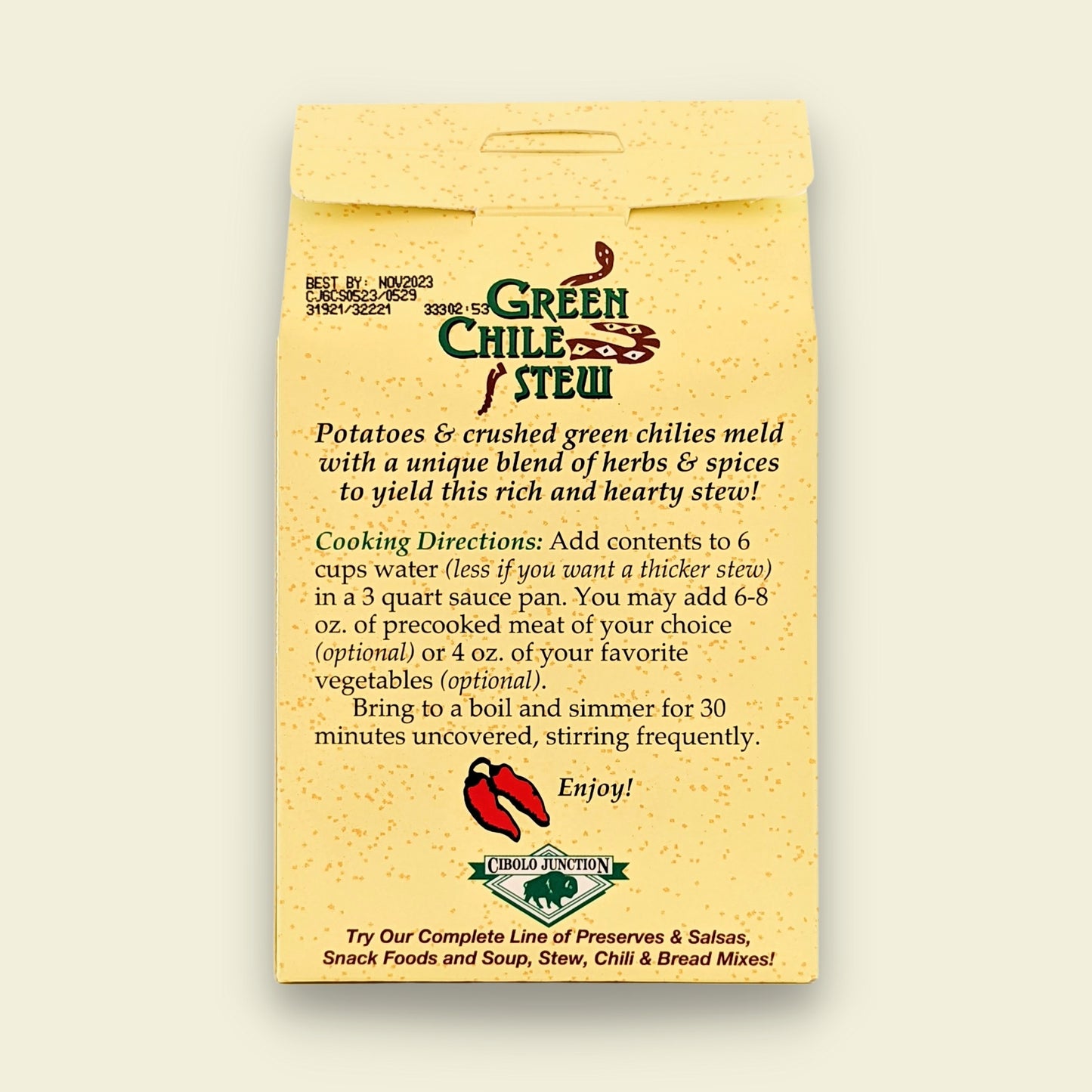 Hatch Green Chile Stew Mix (Case of 12)