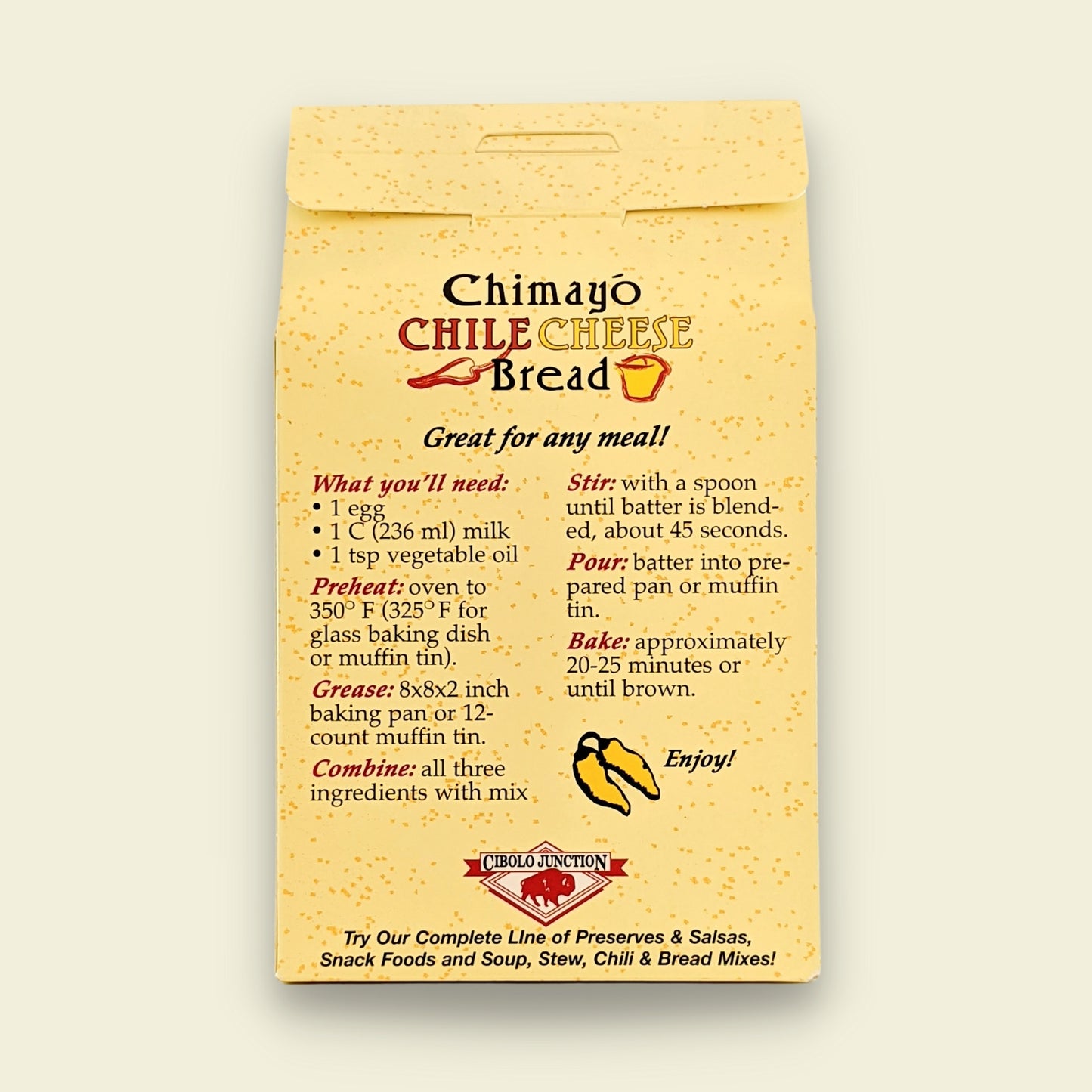 Chimayo Chile Cheese Bread Mix (Case of 12)